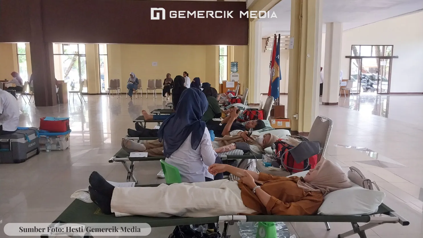 UDD Kekurangan Stok Darah, KSR Unsil Bantu Adakan Kegiatan Donor Darah Donor Darah