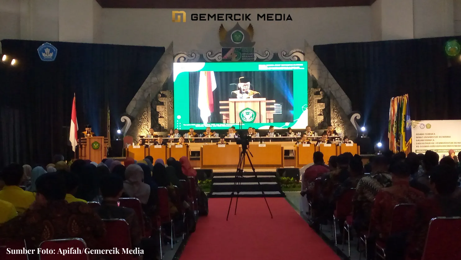 Universitas Siliwangi Gelar Sidang Senat Terbuka dalam Rangka Dies Natalis Ke-45 Dies Natalis