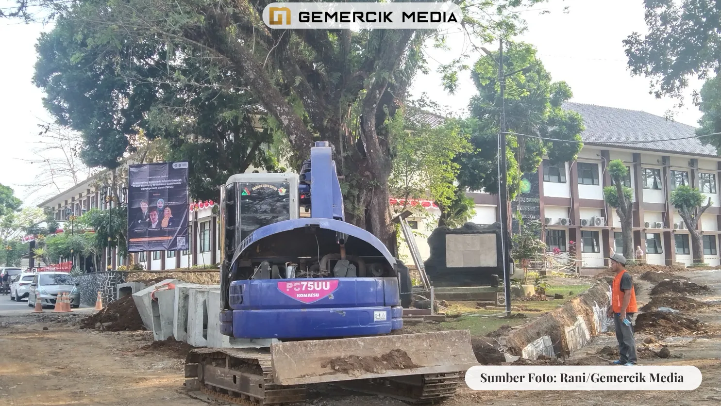 Unsil Gencar Lakukan Pembangunan, Proyek Saluran Drainase dan Penataan Pagar Jadi Fokus Utama Pembangunn Unsil