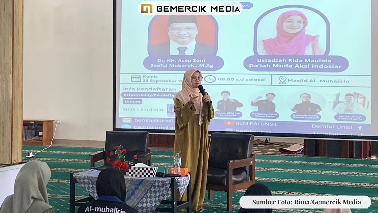 Peringati Hari Besar Islam, BEM FAI dan PHMA Gelar Kajian Kolaboratif Maulid