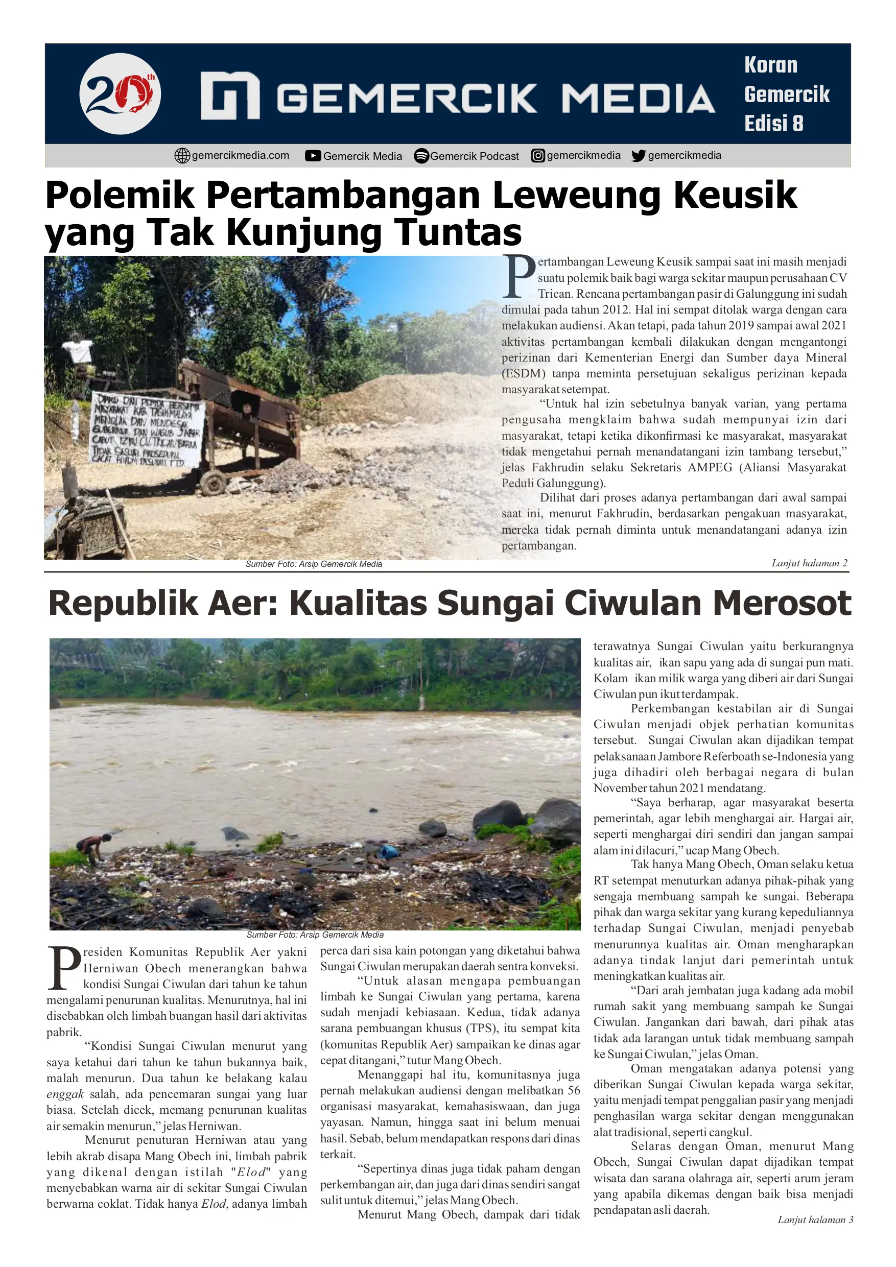 Koran Gemercik Media Edisi 8 Page 0001